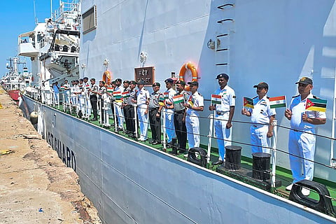 Coast Guard ship OPV Sachet in Mozambique