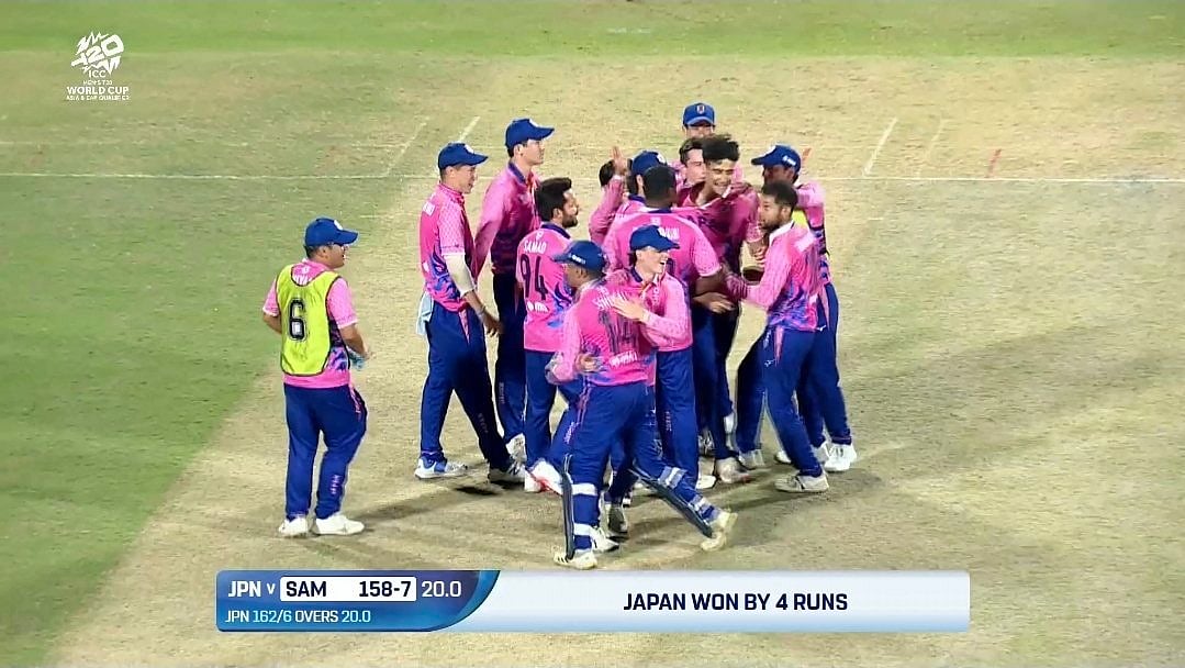 X/ AssociateChrons : Japan Vs Samoa Highlights, ICC T20 World Cup East Asia Pacific Qualifier 2025 Super 6: JPN Hold Nerves To Win By 4 Runs