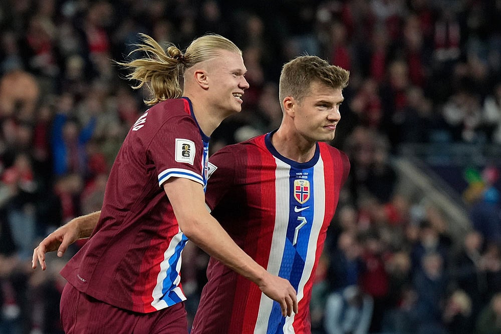 FIFA World Cup 2026 European Qualifiers Norway Vs Israel football match pics_Erling Haaland