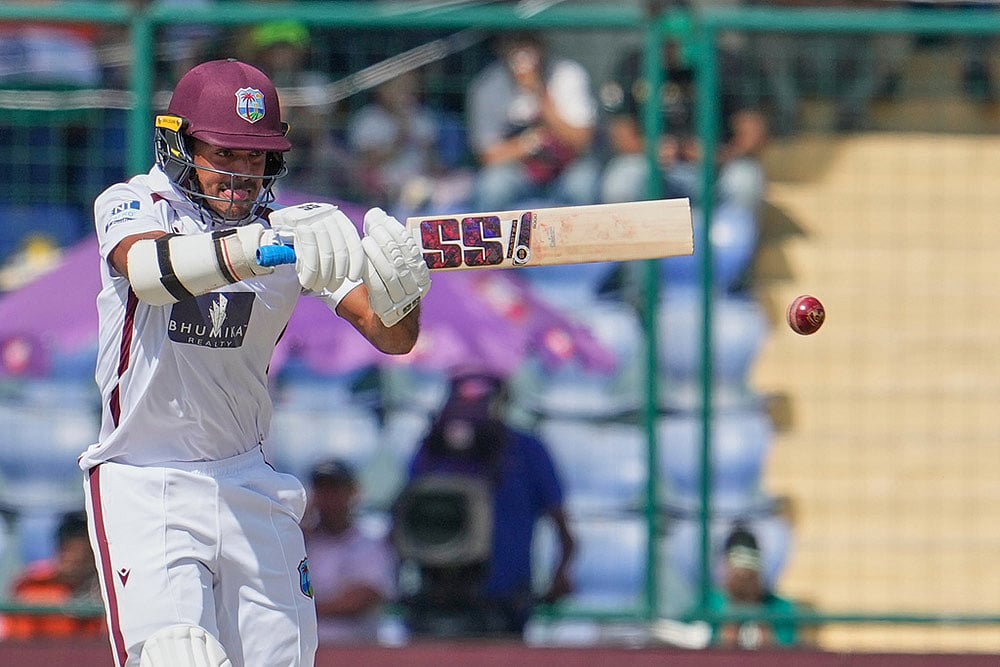 India Vs West Indies 2nd Test Cricket match Day 3 highlights_ Tagenarine Chanderpaul