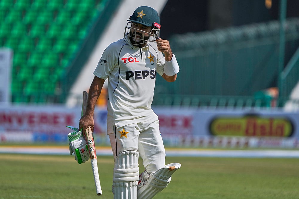 South Africa tour of Pakistan 1st test day 2 photos from Lahore_Mohammad Rizwan