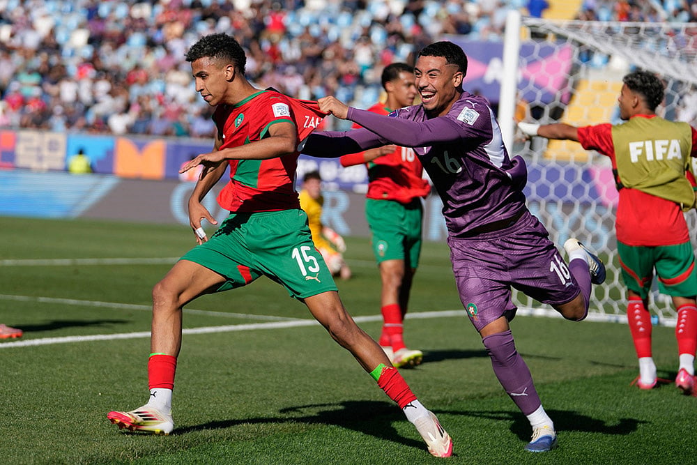 FIFA U20 World Cup 2025 USA Vs Morocco  Moroccos Yassir Zabiri 
