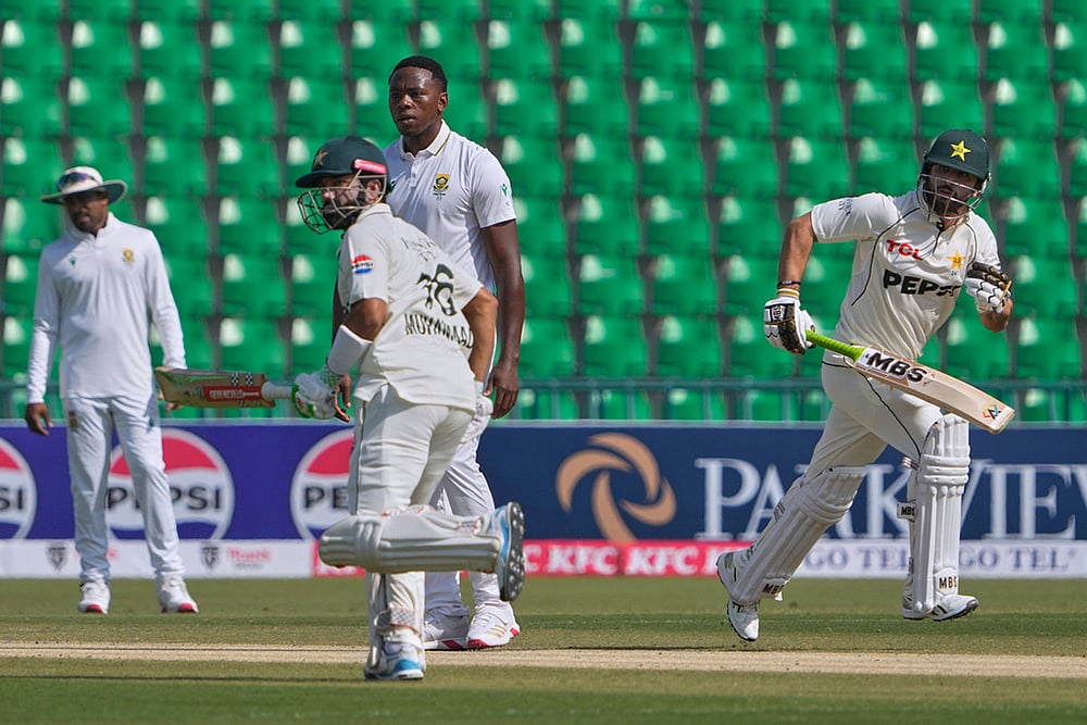 South Africa tour of Pakistan 1st test day 2 photos from Lahore_Mohammad Rizwan