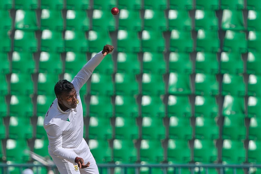 South Africa tour of Pakistan 1st test day 2 photos from Lahore_Senuran Muthusamy