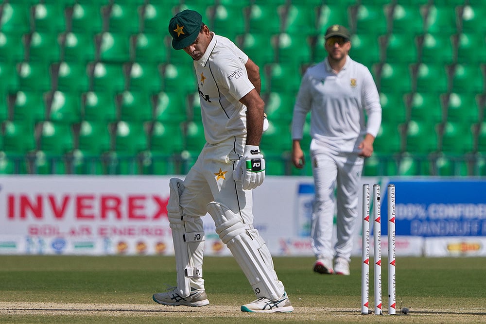 South Africa tour of Pakistan 1st test day 2 photos from Lahore_Noman Ali