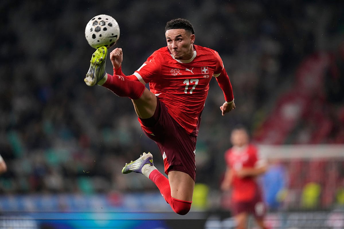World Cup Qualifying Soccer Match: Switzerland vs Slovenia