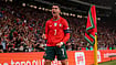 Cristiano Ronaldo celebrates a goal.