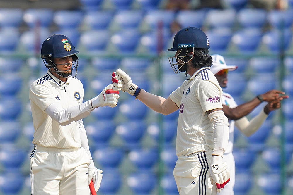 West indies tour of India, 2nd test cricket day 5 photo highlights_ Shubman Gill, KL Rahul