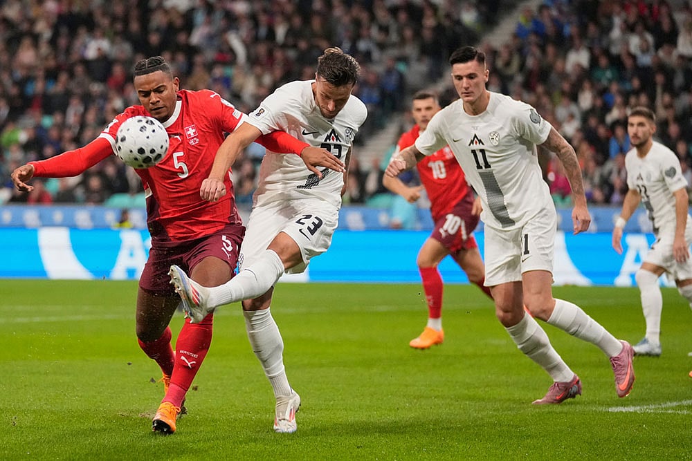 Switzerland Slovenia WCup Soccer