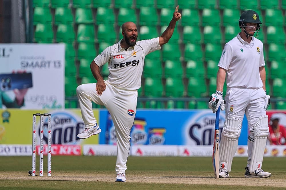 South Africa tour of Pakistan 1st test day 3 photos from Lahore_Sajid Khan
