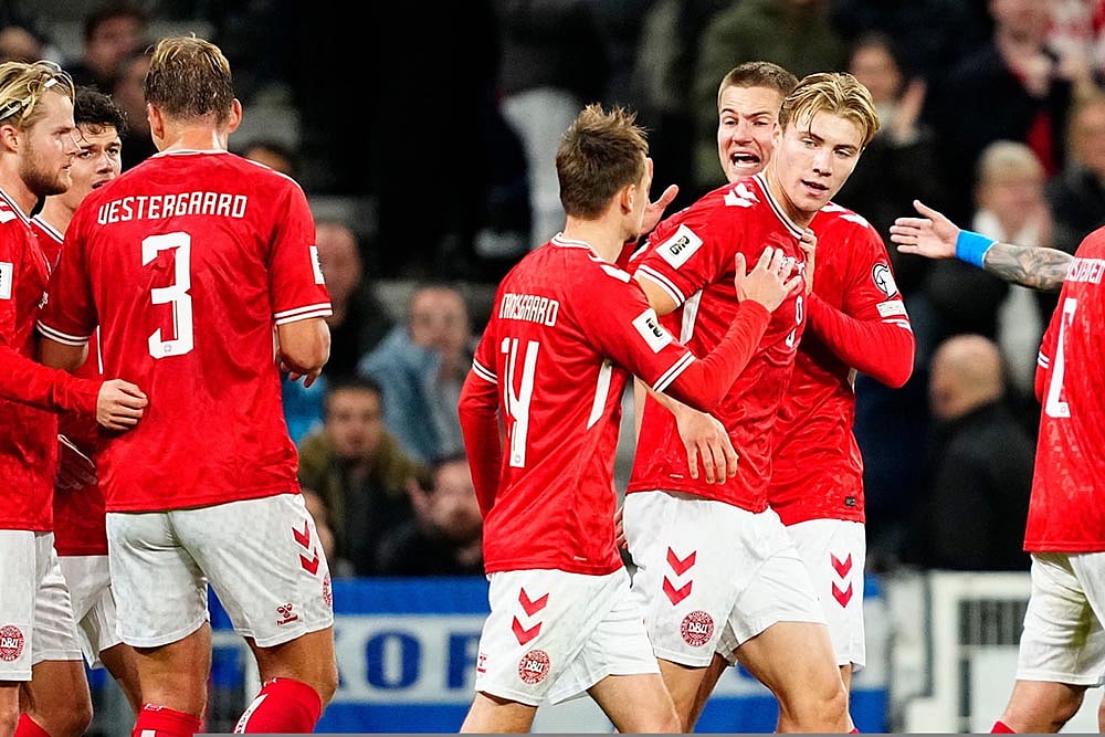 FIFA World Cup 2026 Group C Euopean Qualifiers Denmark Vs Greece_ Rasmus Hoejlund