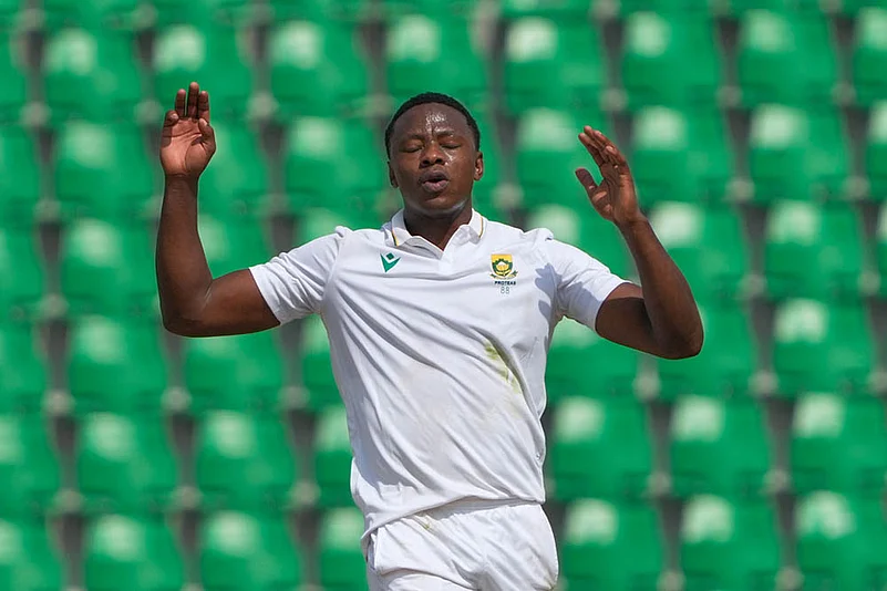 South Africa tour of Pakistan 1st test day 3 photos from Lahore_Kagiso Rabada