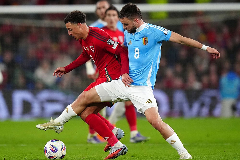 FIFA World Cup Qualifier Soccer Match: Wales vs Belgium