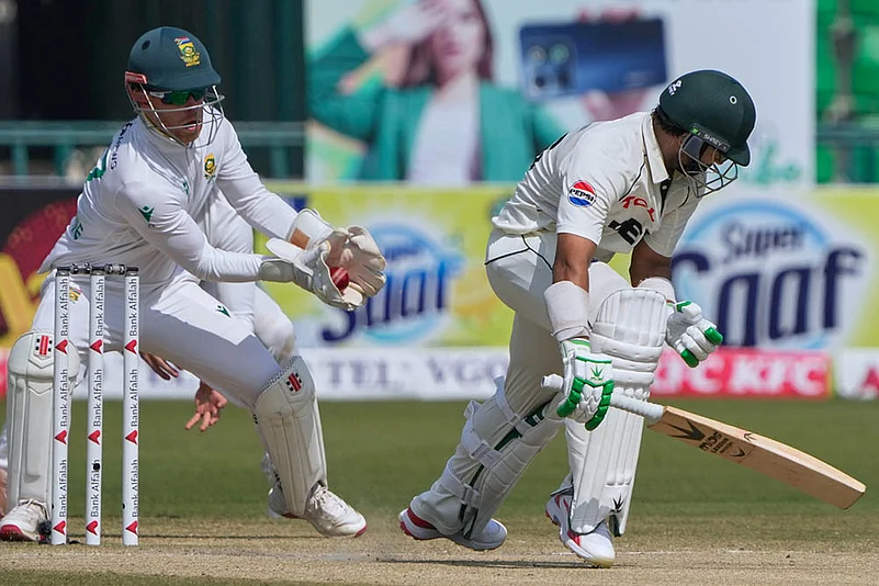 South Africa tour of Pakistan 1st test day 3 photos from Lahore_Kyle Verreynne
