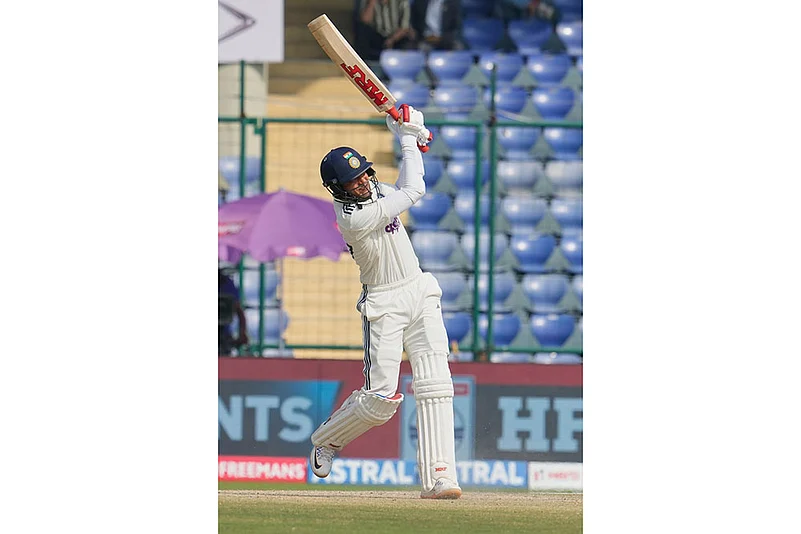 West indies tour of India, 2nd test cricket day 5 photo highlights_Shubman Gill