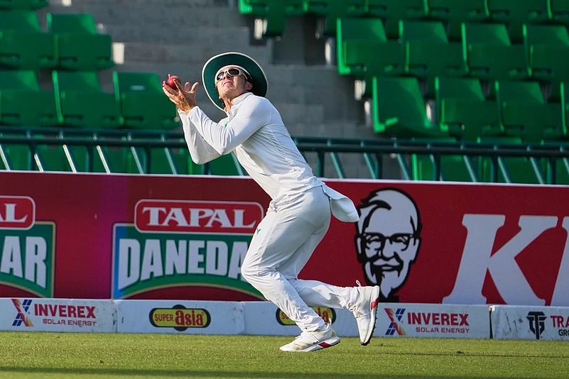 South Africa tour of Pakistan 1st test day 3 photos from Lahore_Dewald Brevis