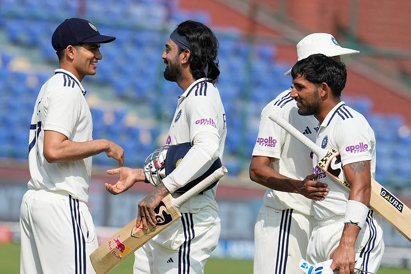 West indies tour of India, 2nd test cricket day 5 highlights_Shubman Gill, KL Rahul, Dhruv Jurel