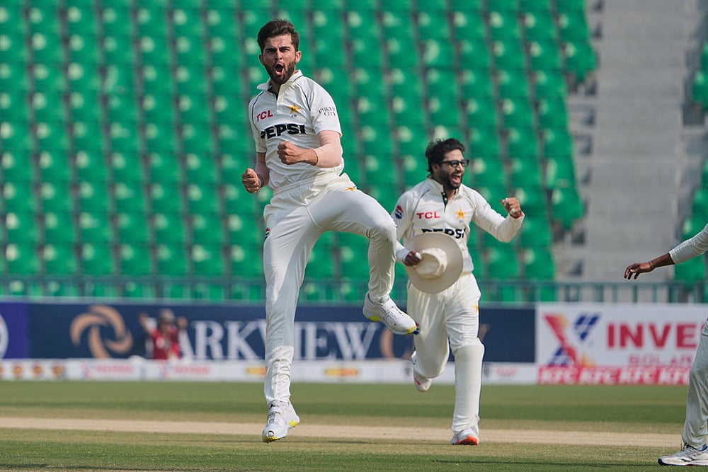 South Africa tour of Pakistan 1st test day 4 photos from Lahore_Shaheen Shah Afridi