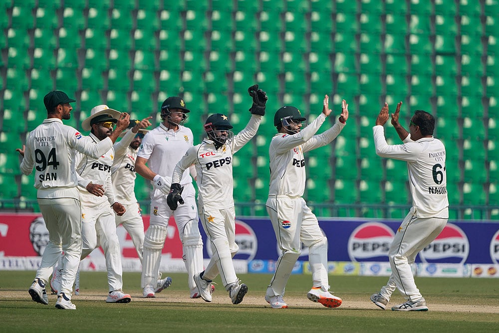 South Africa tour of Pakistan 1st test day 4 photos from Lahore_Noman Ali