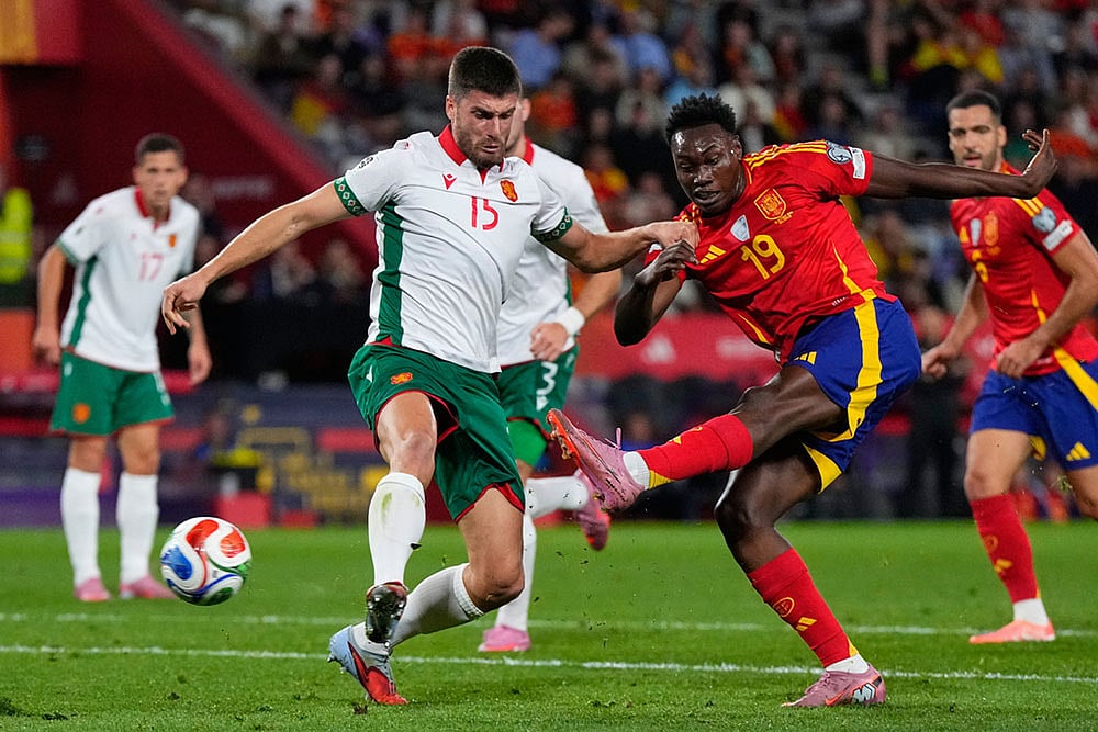 Spain Bulgaria WCup Soccer