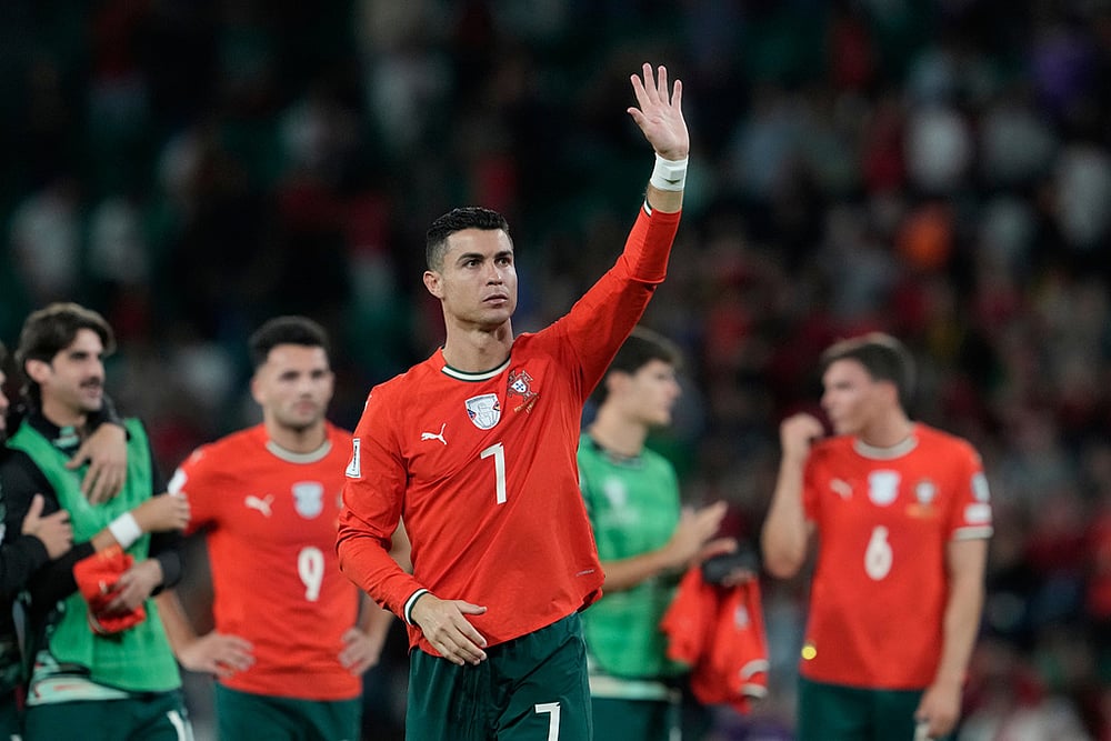 | Photo: AP/Armando Franca : FIFA World Cup 2026 European Qualifiers: Portugal Vs Hungary 