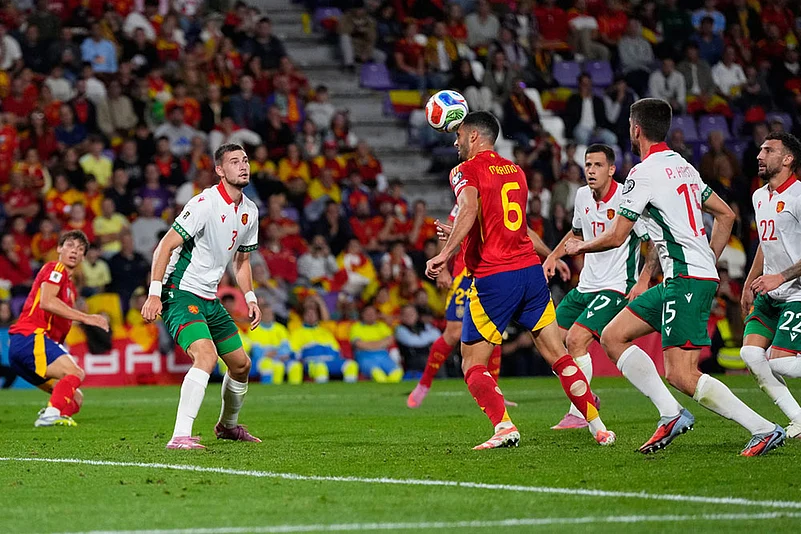 Bulgaria Spain WCup Soccer