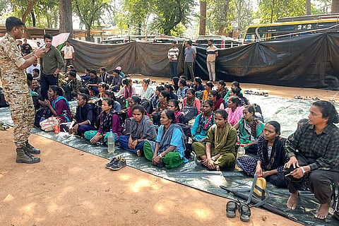 Fifty Naxalites surrender at BSF camp in Chhattisgarh's Kanker district