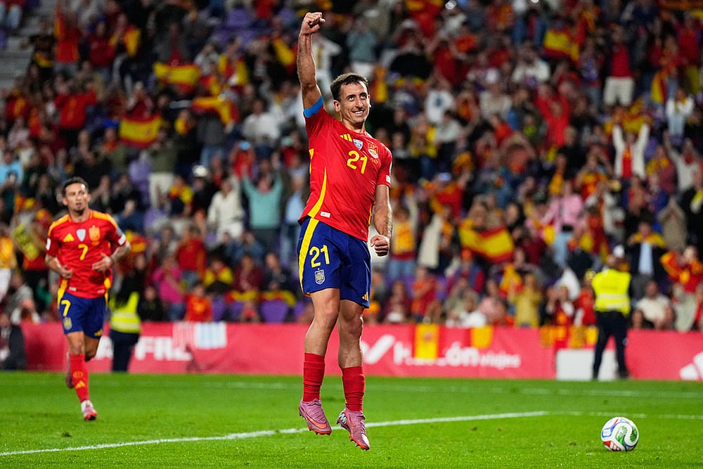 World Cup Qualifier Soccer Match: Spain vs Bulgaria