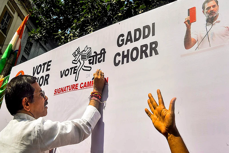 Jharkhand Congress, Vote Chor Gaddi Chhod campaign