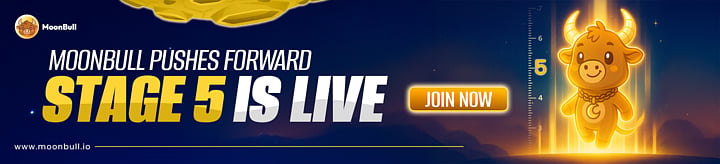 Join MoonBull ($MOBU) banner now