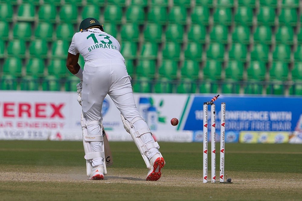South Africa tour of Pakistan 1st test day 4 photos from Lahore_Prenelan Subrayen