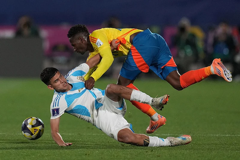 FIFA U-20 World Cup semifinal soccer match Argentina Vs Colombia photos_Dylan Gorosito