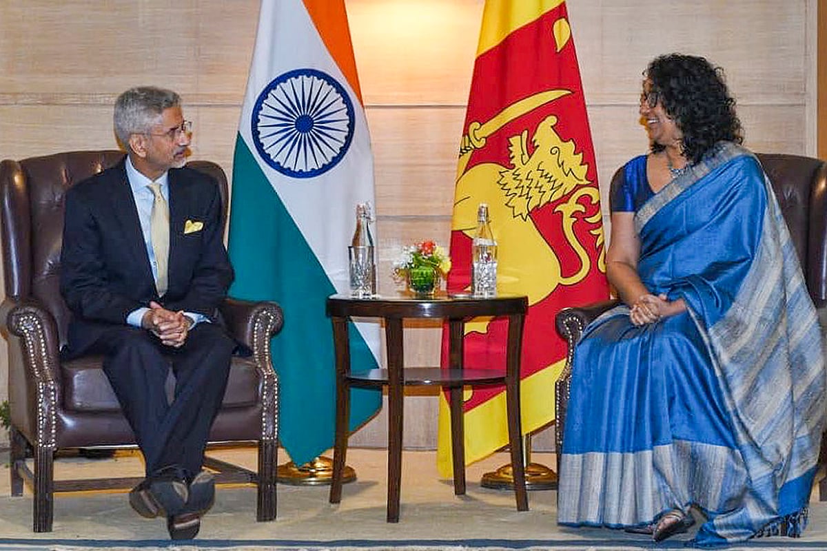 External Affairs Minister S. Jaishankar meets Sri Lankan PM Harini Amarasuriya