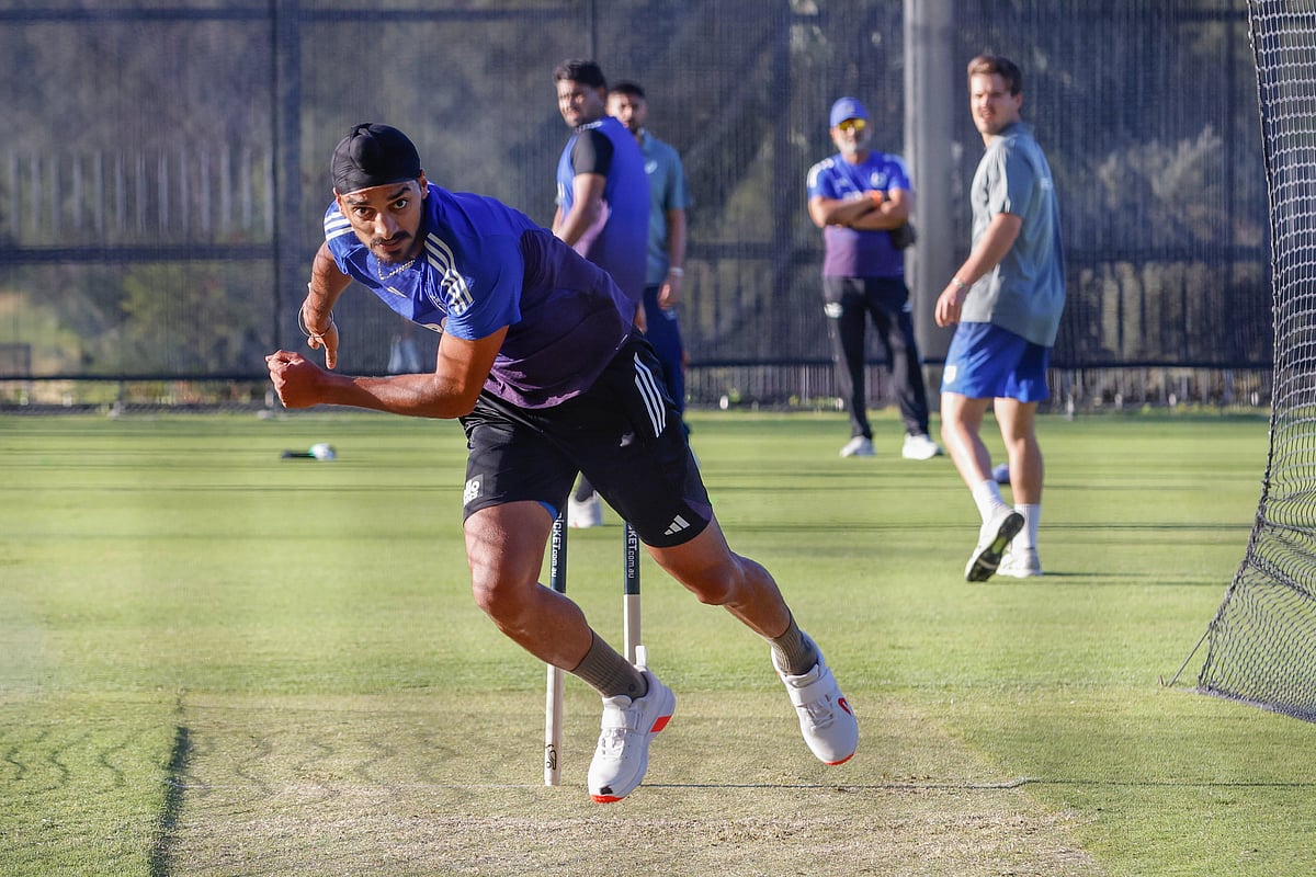 India Vs Australia Cricket 2025 IND Vs Aus 1st ODI Team India practice session_Arshdeep Singh