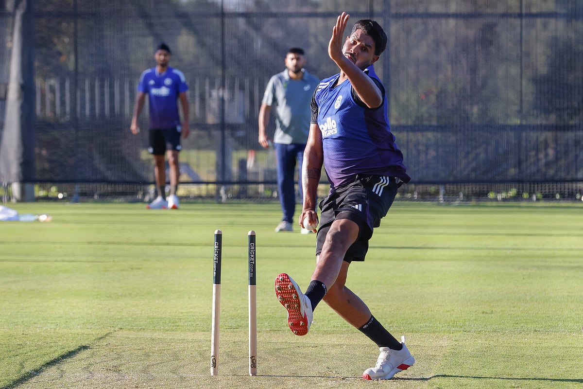 India Vs Australia Cricket 2025 IND Vs Aus 1st ODI Team India practice session_Harshit Rana 