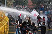 When Students Protests Are Criminalised | Photo: IMAGO : Student Activism: Police use water canons on students during a protest to demand the resignation of the Hyderabad University vice-chancellor over the suicide of Dalit scholar Rohith Vemula on January 18, 2016, in New Delhi.