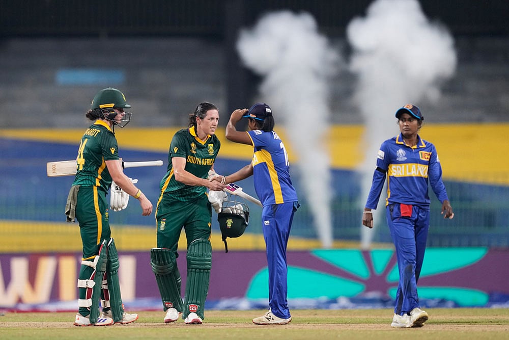 | Photo: AP/Eranga Jayawardena : ICC Women's Cricket World Cup: SL Women vs SA Women