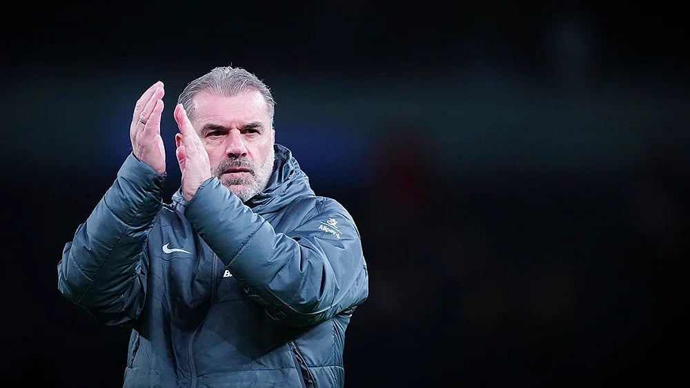 | Photo: AP/Dave Shopland : EFL Cup Quarter-Finals: Tottenham's head coach Ange Postecoglou 