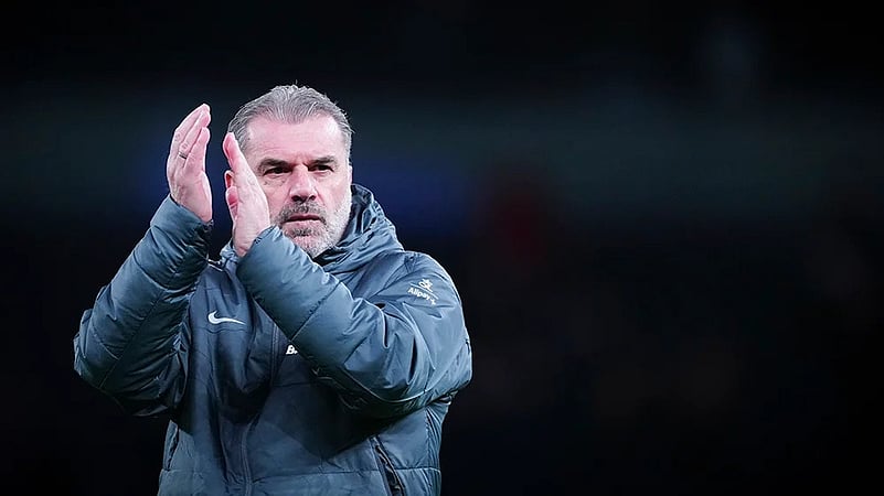 English League Cup quarterfinal soccer Tottenham and Manchester United football : Ange Postecoglou