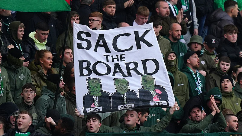 Dundee vs Celtic Scottish Premiership 2025-26 fans protest tennis balls watch