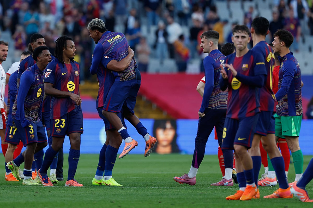 Spain soccer La liga Barcelona vs Girona match photos_1