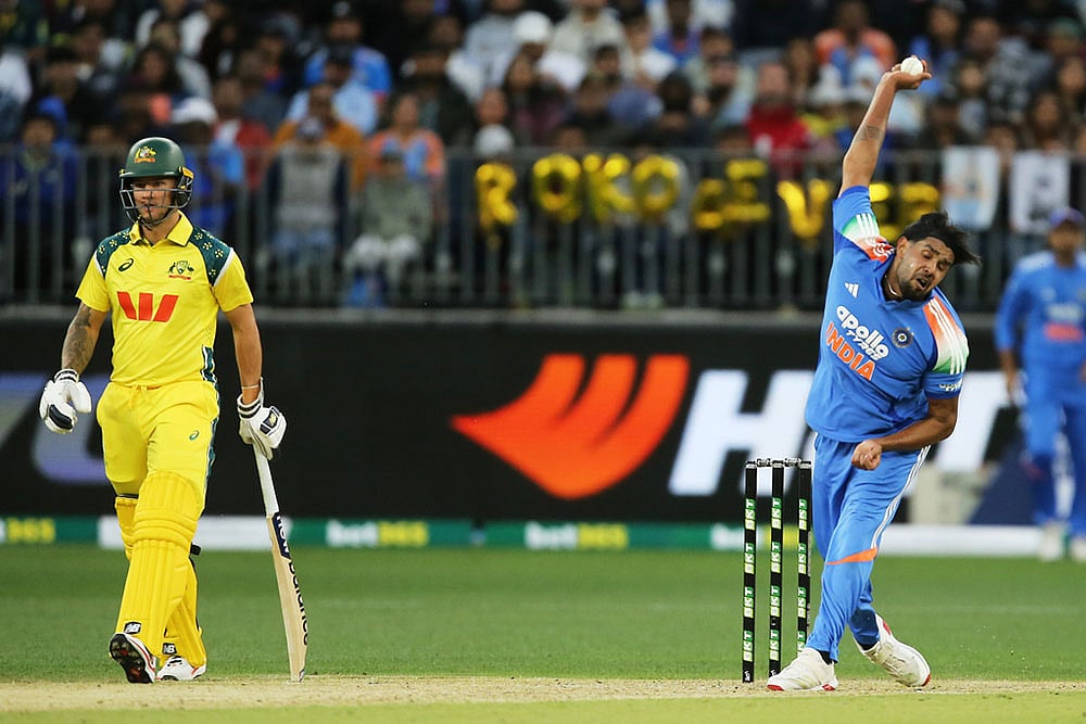 Indias tour of Australia IND Vs AUS 1st ODI Cricket photos from perth_Harshit Rana 