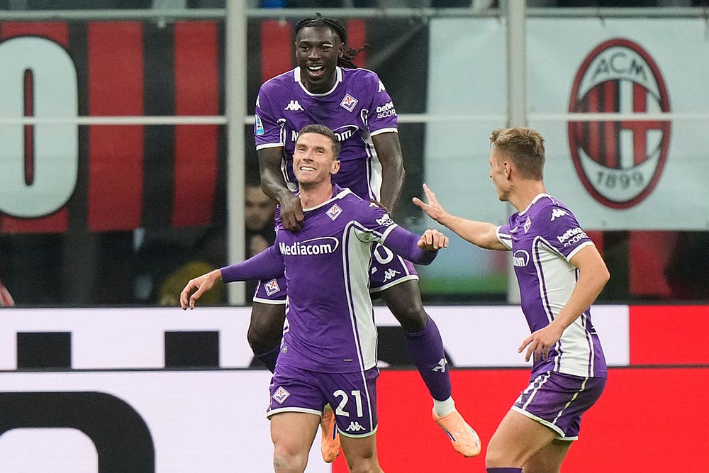 Italy Soccer Serie A: AC Milan vs Fiorentina