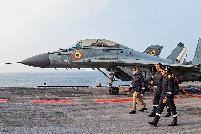 PM Modi celebrates Diwali with naval personnel