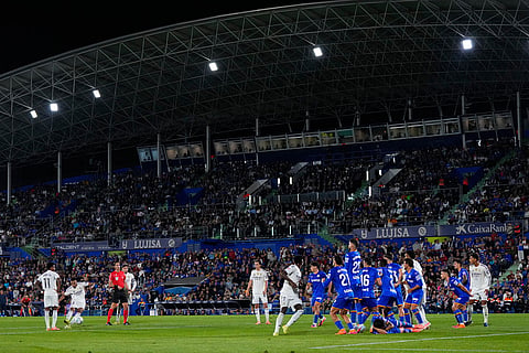 La Liga soccer match: Real Madrid vs Getafe