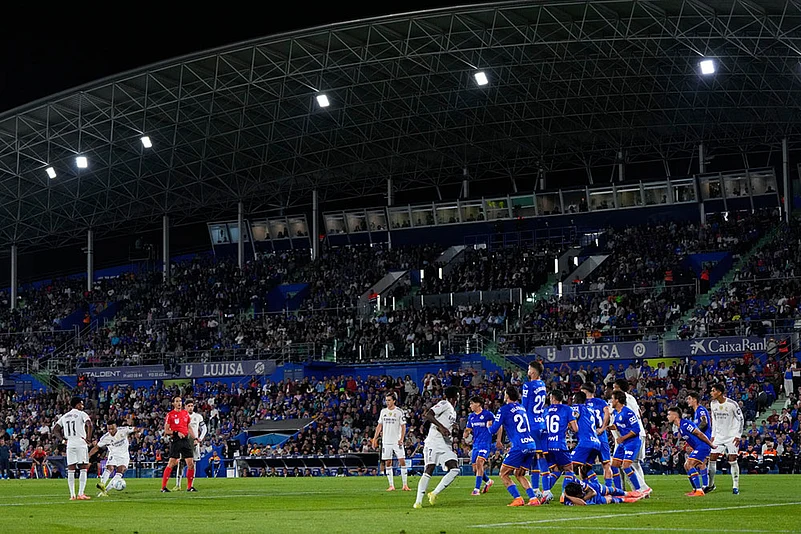 La Liga soccer match: Getafe vs Real Madrid