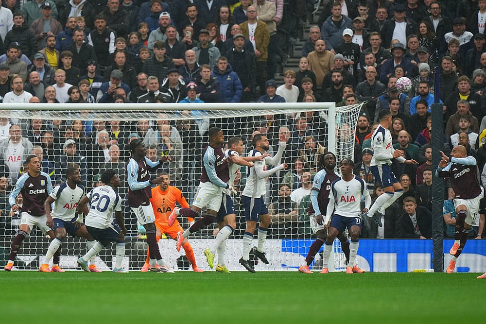 English Premier League Soccer Match: Aston Villa vs Tottenham Hotspur
