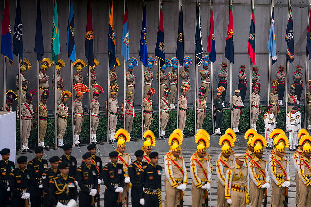 | Photo: PTI/Salman Ali : Police Commemoration Day