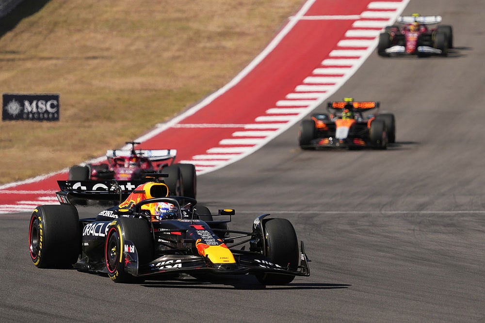 United States Grand Prix F1 GP auto race 2025 in Austin_Red Bull driver Max Verstappen