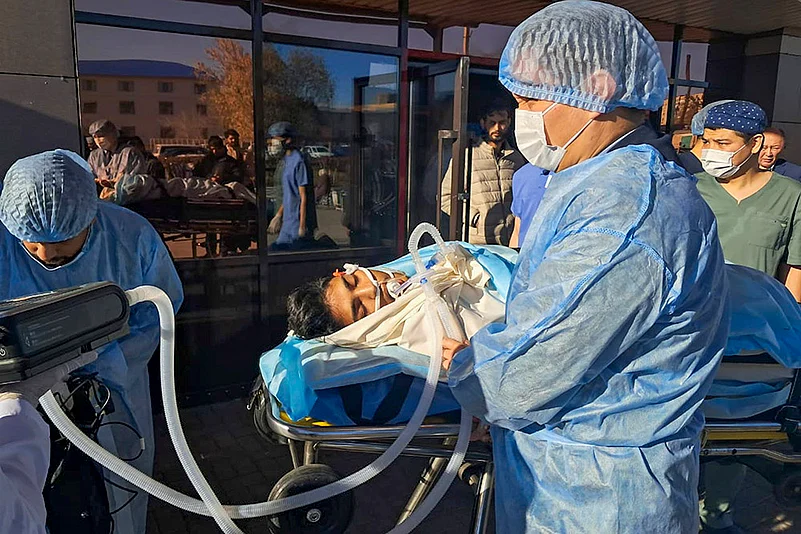 Student airlifted from Kazakhstan for treatment